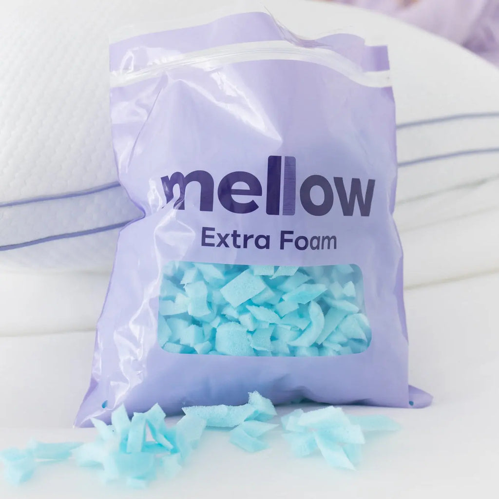 Mellow Sleep | Adjustable Pillow Shredded Memory Foam Pillow Hypoallergenic Breathable Best Pillow of 2025