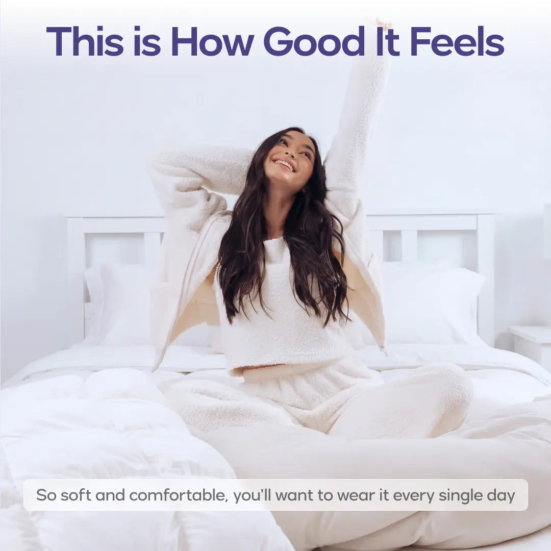 Mellow Sleep | Zip-Up Hoodie – the Softest Hoodie Ever. Cloud Soft Zip Hoodie Double Sided Plush Fleece Cozy Loungewear Ultra Soft Warm Pajama Hoodie Comfortable Home Outfit