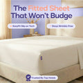 Mellow Sleep | Easyfit Sheet - Silky Soft Breathable Fitted Sheet Stays Wrinkle-Free Trusted by Top Hotels