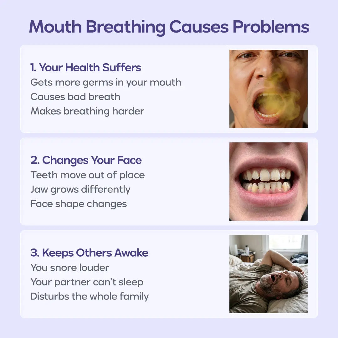 Mellow Sleep | Mouth Tape for Sleep Gentle Hypoallergenic Sleep Tape for Nasal Breathing Snoring Relief Comfortable Night Sleep Aid