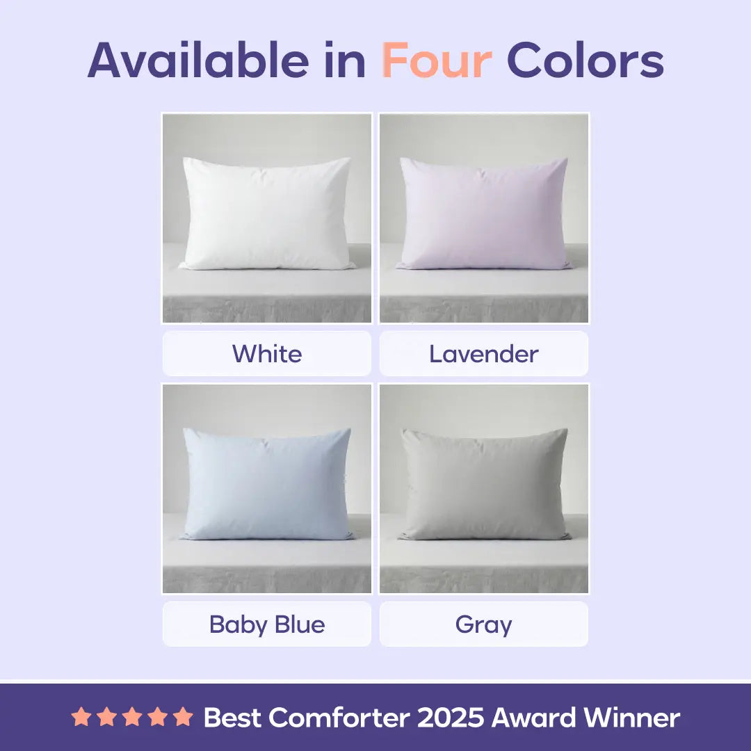Mellow Sleep | Cooling Pillowcase - Silky Smooth Wrinkle-Free Soft and Fresh All Night Sleep Enhancer