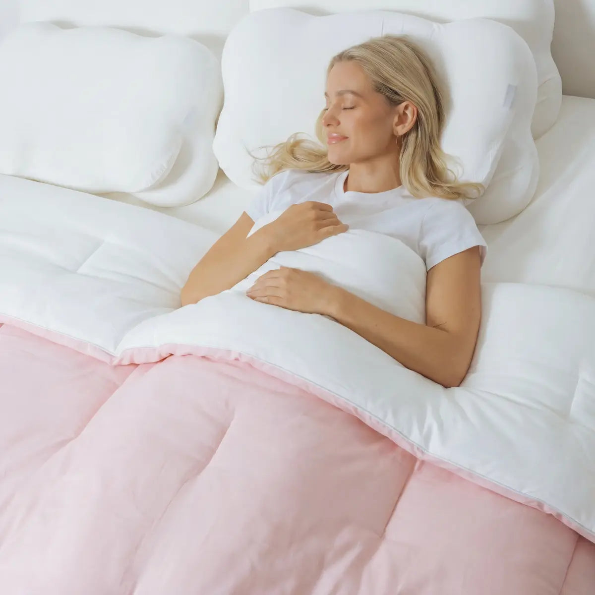 Mellow Sleep | Marshmellow Comforter - Double-Stuffed Ultra-Soft A-Class Fabric Heat-Adaptive Vegan Fill OEKO-TEX Certified Machine Washable