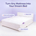 Mellow Sleep | the Cloud Layer, Extra Thick Soft down Alternative Fill Mattress Topper