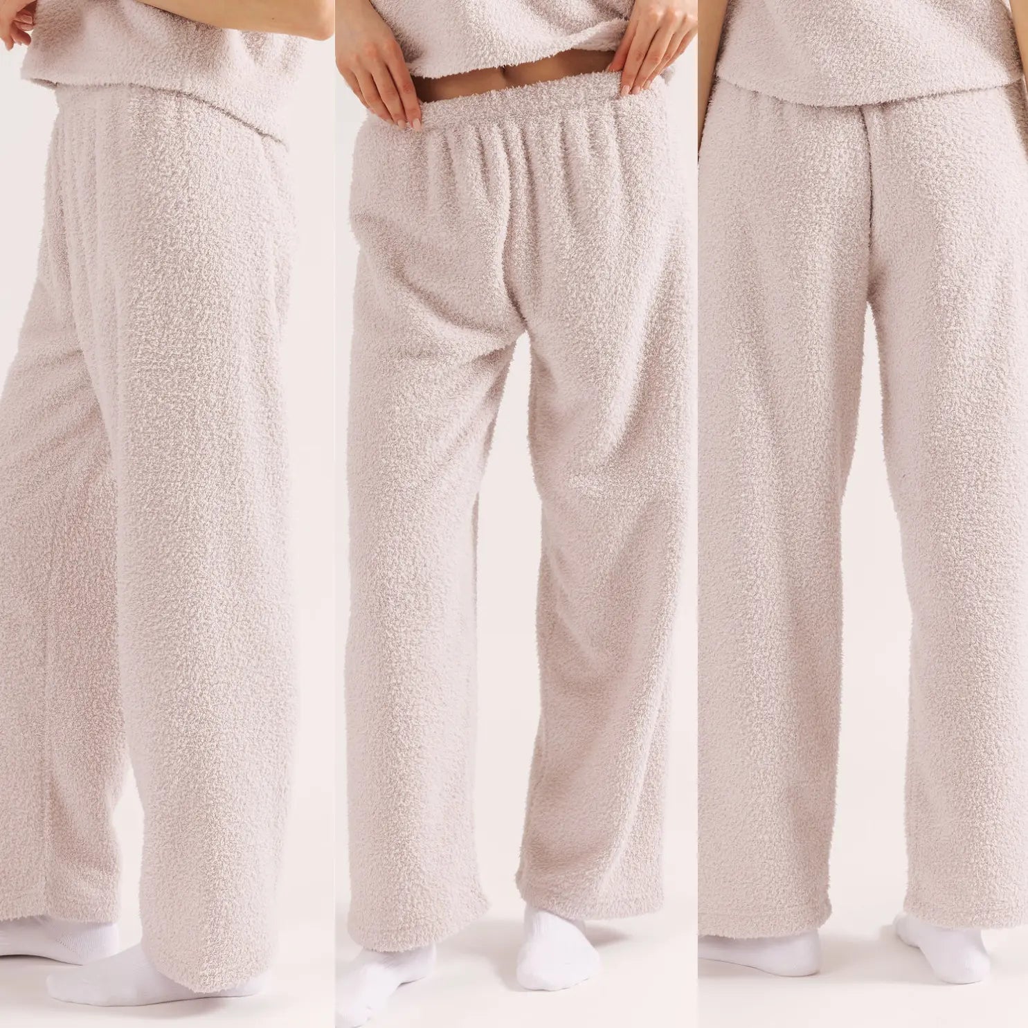 Mellow Sleep | Mellowsoft Lounge Set - Cloud Soft Double Sided Plush Fleece Loungewear Ultra Cozy Pajama Robe Set Warm Comfortable Home Sleepwear