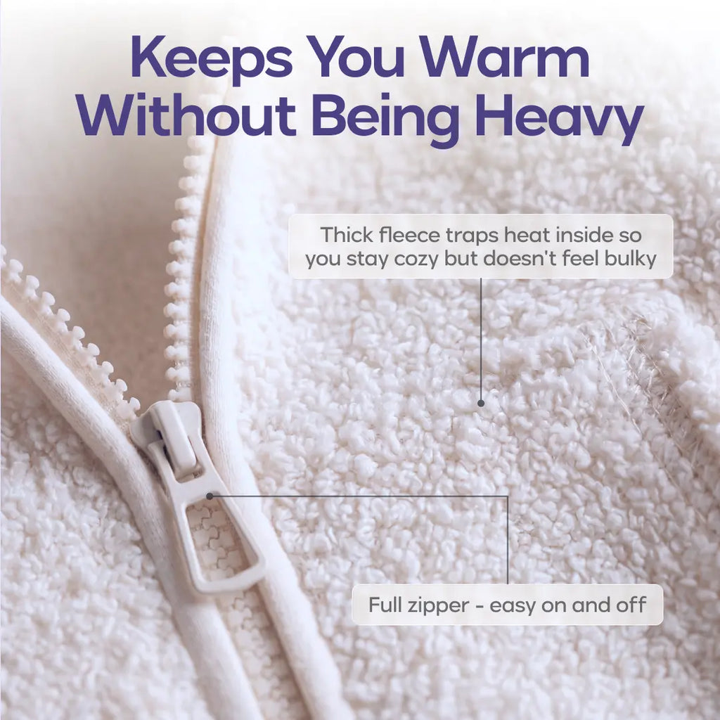 Mellow Sleep | Zip-Up Hoodie – the Softest Hoodie Ever. Cloud Soft Zip Hoodie Double Sided Plush Fleece Cozy Loungewear Ultra Soft Warm Pajama Hoodie Comfortable Home Outfit