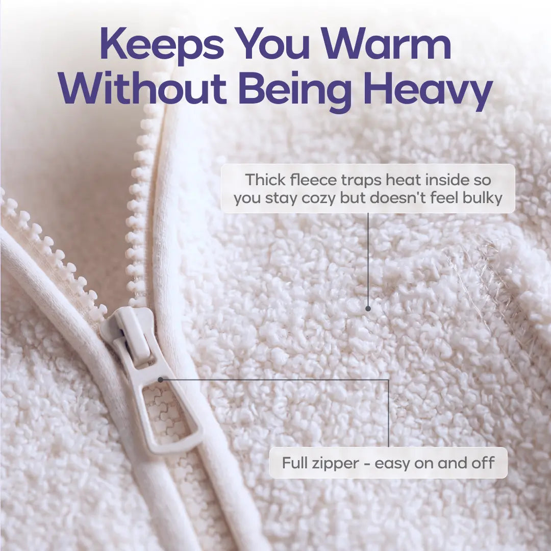 Mellow Sleep | Zip-Up Hoodie – the Softest Hoodie Ever. Cloud Soft Zip Hoodie Double Sided Plush Fleece Cozy Loungewear Ultra Soft Warm Pajama Hoodie Comfortable Home Outfit