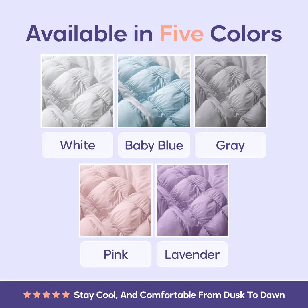 Mellow Sleep | Mellow Puff Pillow Soft Quilted Puff-Grid Design Pillow