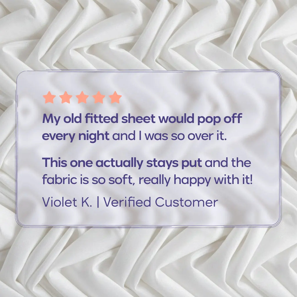 Mellow Sleep | Easyfit Sheet - Silky Soft Breathable Fitted Sheet Stays Wrinkle-Free Trusted by Top Hotels