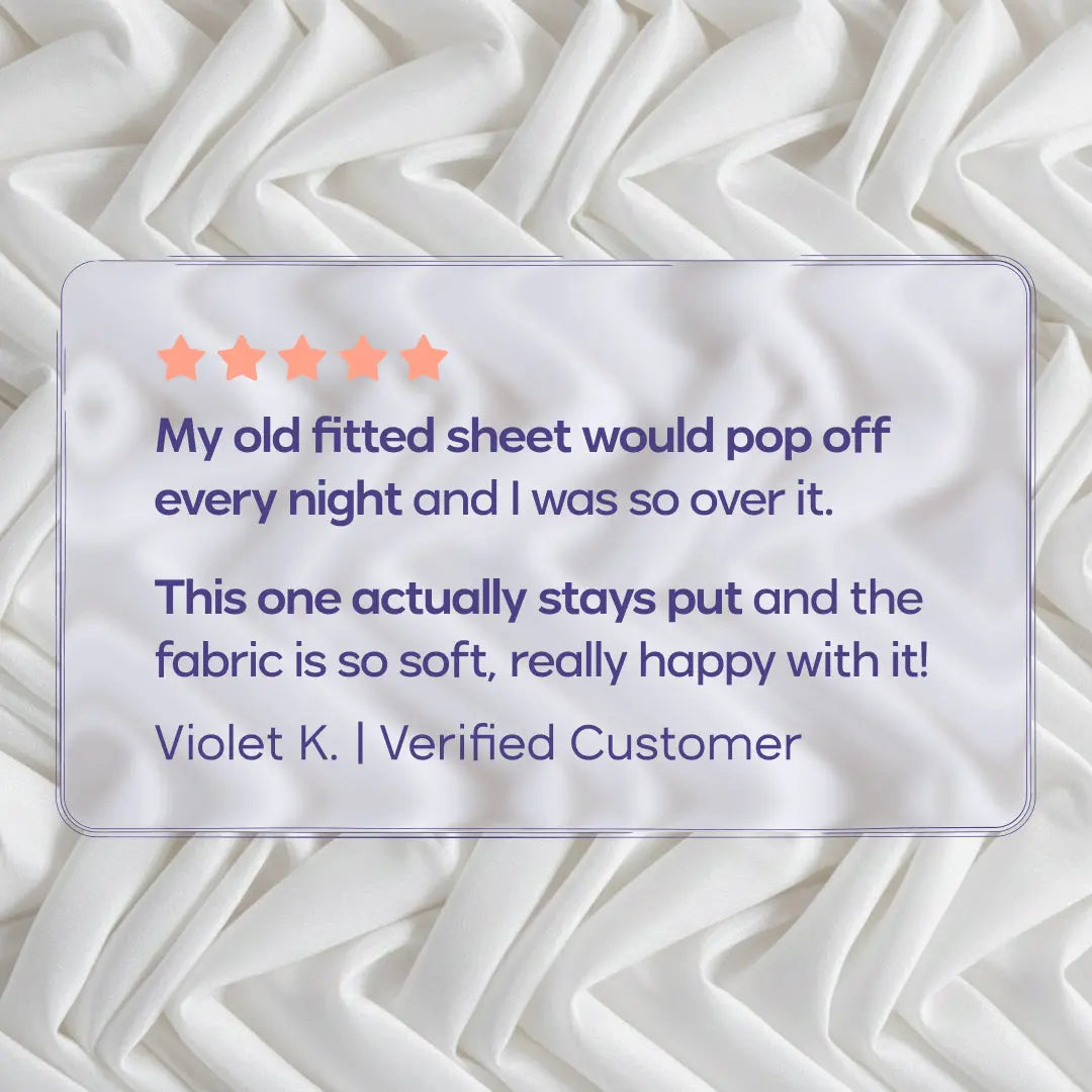 Mellow Sleep | Easyfit Sheet - Silky Soft Breathable Fitted Sheet Stays Wrinkle-Free Trusted by Top Hotels
