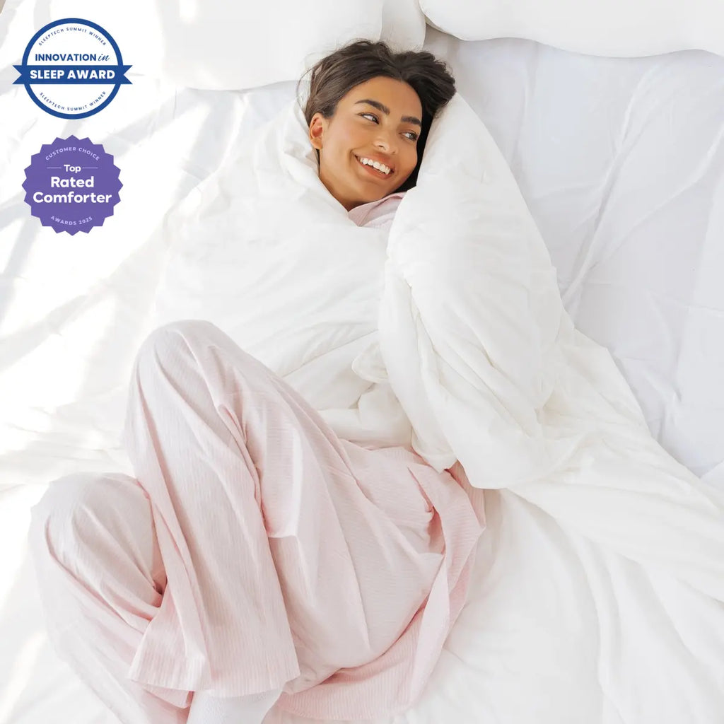 Mellow Sleep | Cloudcool Cooling Blanket - Lightweight Breathable with Dual-Sided Silk Smooth & Cloud Soft Knit for Instant Cool Relief