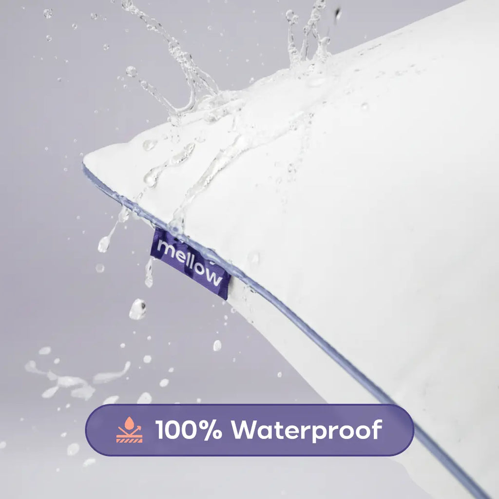 Mellow Sleep | Hotel Pillow Waterproof & Stain-Resistant Cloud-Soft Hypoallergenic Machine Washable Best Pillow of 2025
